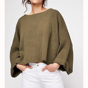 Free People I Can’t Wait Cropped Sweater